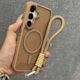 Matte Magnetic Samsung Case with Lanyard