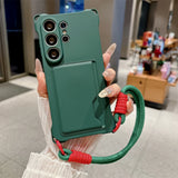Braided Crossbody Strap Lanyard Phone Case For Samsung Galaxy