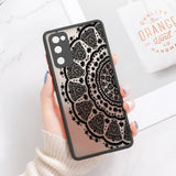 Matte Mandala Samsung Cases - CaseShoppe Samsung S23 Ultra / E
