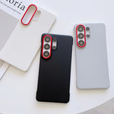 Leather Frameless Ultra Thin Magnetic Samsung Case