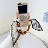 Luxury Retro Contrast Stitching Samsung Galaxy Z Fold Case