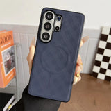 Shockproof Plaid Matte Samsung Galaxy Case