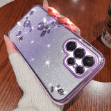 Plated Rose Samsung Galaxy Cases - CaseShoppe For Samsung S23 / Purple