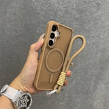 Matte Magnetic Samsung Case with Lanyard