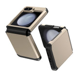 Plating Contrasting Colors Armor Samsung Galaxy Z Flip Case