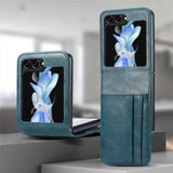 Luxury Card Holder Leather Samsung Galaxy Z Flip Case