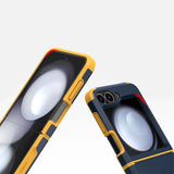 Plating Contrasting Colors Armor Samsung Galaxy Z Flip Case