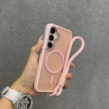 Matte Magnetic Samsung Case with Lanyard