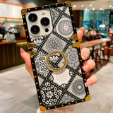 Luxury Print Plated Flower Samsung Galaxy Cases - CaseShoppe
