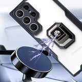 Transparent Magnetic Ring Samsung Cases