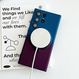 Gradient MagSafe Samsung Cases with Stand Holder - CaseShoppe