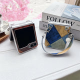 Stitching Leather Bracelet Samsung Galaxy Z Fold Case