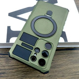 Shock Proof Ring Holder Samsung Cases - CaseShoppe Green / Samsung Galaxy S24 Ultra