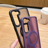 Matte Transparent Armor Shockproof Samsung Case