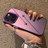 Travel-Inspired Airplane Route Samsung Cases