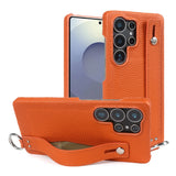 Wristband Strap Leather Samsung Cover