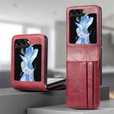 Luxury Card Holder Leather Samsung Galaxy Z Flip Case
