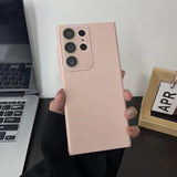 Luxury Solid Candy Color Samsung Cases - CaseShoppe Samsung Galaxy S23 Ultra / Pink