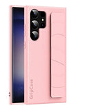 Luxury PU Leather Samsung Cases with Wrist Strap - CaseShoppe Samsung S23 Ultra / Pink