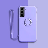 Modern Soft Silicone Magnetic Samsung Case