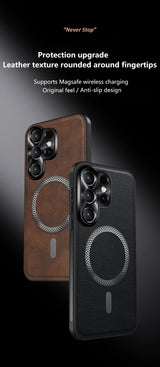 Leather Magnetic Samsung Galaxy Case