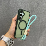 Matte Magnetic Samsung Case with Lanyard