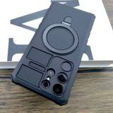 Shock Proof Ring Holder Samsung Cases - CaseShoppe Black / Samsung Galaxy S24 Ultra