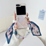 Luxury Retro Contrast Stitching Samsung Galaxy Z Fold Case