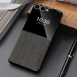 Leather Wood Texture Samsung Galaxy Z Fold Case