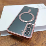 Plating Luxury For Magsafe Samsung Case - CaseShoppe Samsung S23 Ultra / Rose Gold