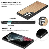 Natural Real Wood Samsung Case