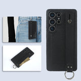 Wristband Strap Leather Samsung Cover