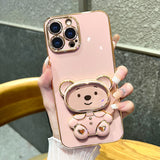 Soft Luxury Plating Stand Samsung Galaxy Cases