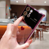 Cute Heart Camera Protection Samsung Case