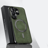 Leather Magnetic Samsung Galaxy Case