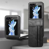 Luxury Card Holder Leather Samsung Galaxy Z Flip Case