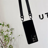 Shockproof Crossbody Lanyard Samsung Cases - CaseShoppe Samsung S23 Ultra / Black