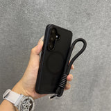 Matte Magnetic Samsung Case with Lanyard