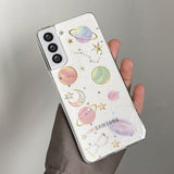 Glitter Stars Moon Samsung Galaxy Cases - CaseShoppe