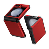 Plating Contrasting Colors Armor Samsung Galaxy Z Flip Case