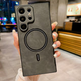 Luxury Silicone Cortex Samsung Galaxy Cases - CaseShoppe For Samsung S23 Ultra / Dark Gray