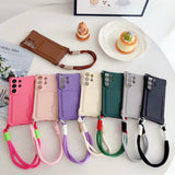 Braided Crossbody Strap Lanyard Phone Case For Samsung Galaxy