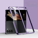 Electroplated Transparent Samsung Galaxy Z Fold Cases