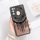 Matte Mandala Samsung Cases - CaseShoppe Samsung S23 Ultra / B