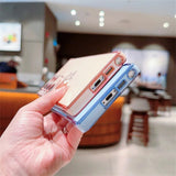 Plating Rose Flowers Border Samsung Case