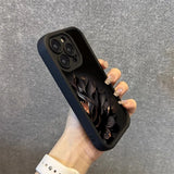 Black Rose Lotus Samsung Cases