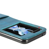 Luxury Card Holder Leather Samsung Galaxy Z Flip Case