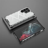 Shockproof Transparent Honeycomb Samsung Case