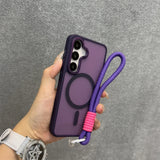 Matte Magnetic Samsung Case with Lanyard