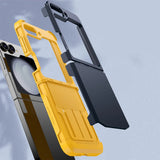 Plating Contrasting Colors Armor Samsung Galaxy Z Flip Case